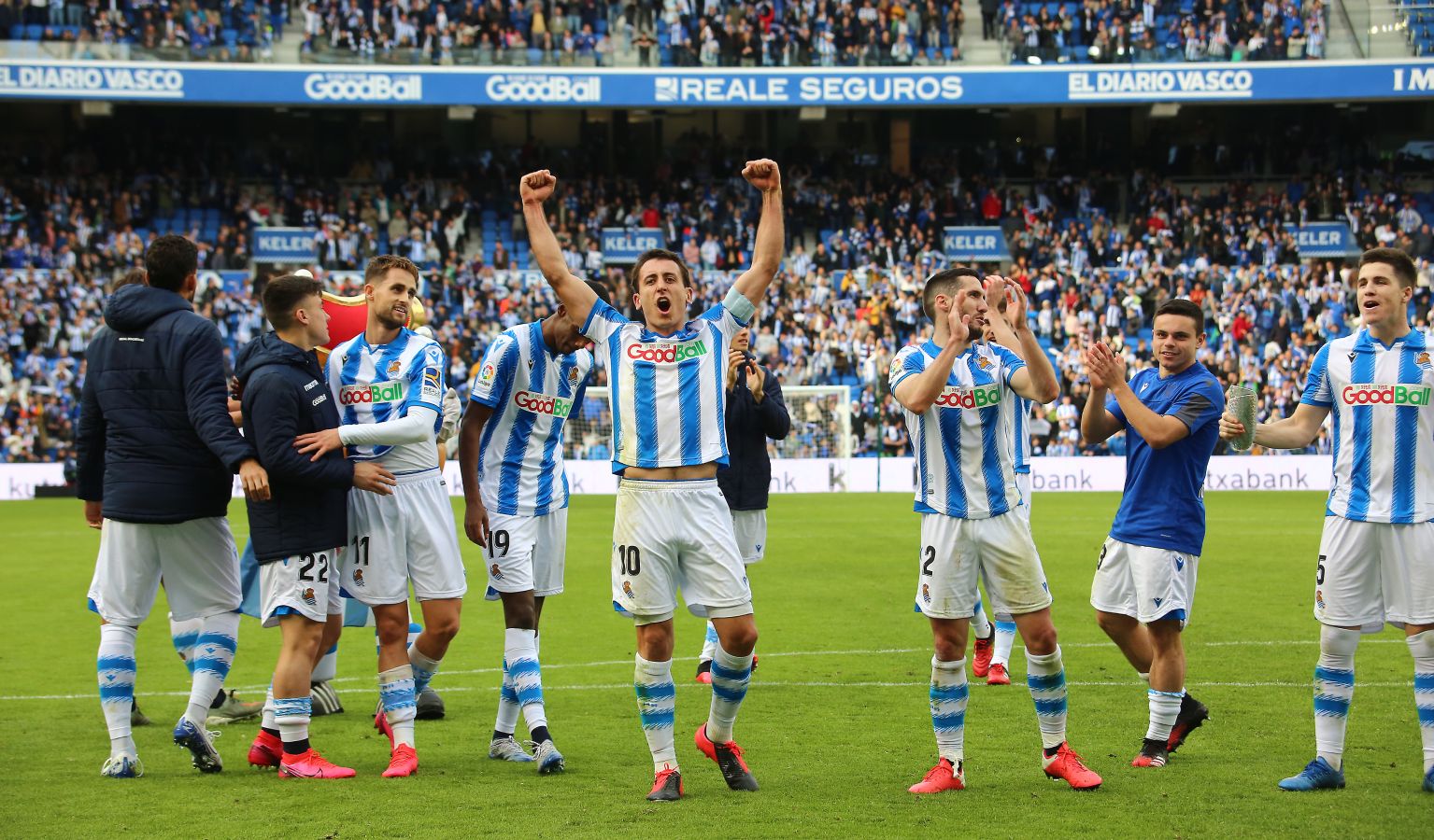Las mejores imágenes del derbi en el Reale Arena.