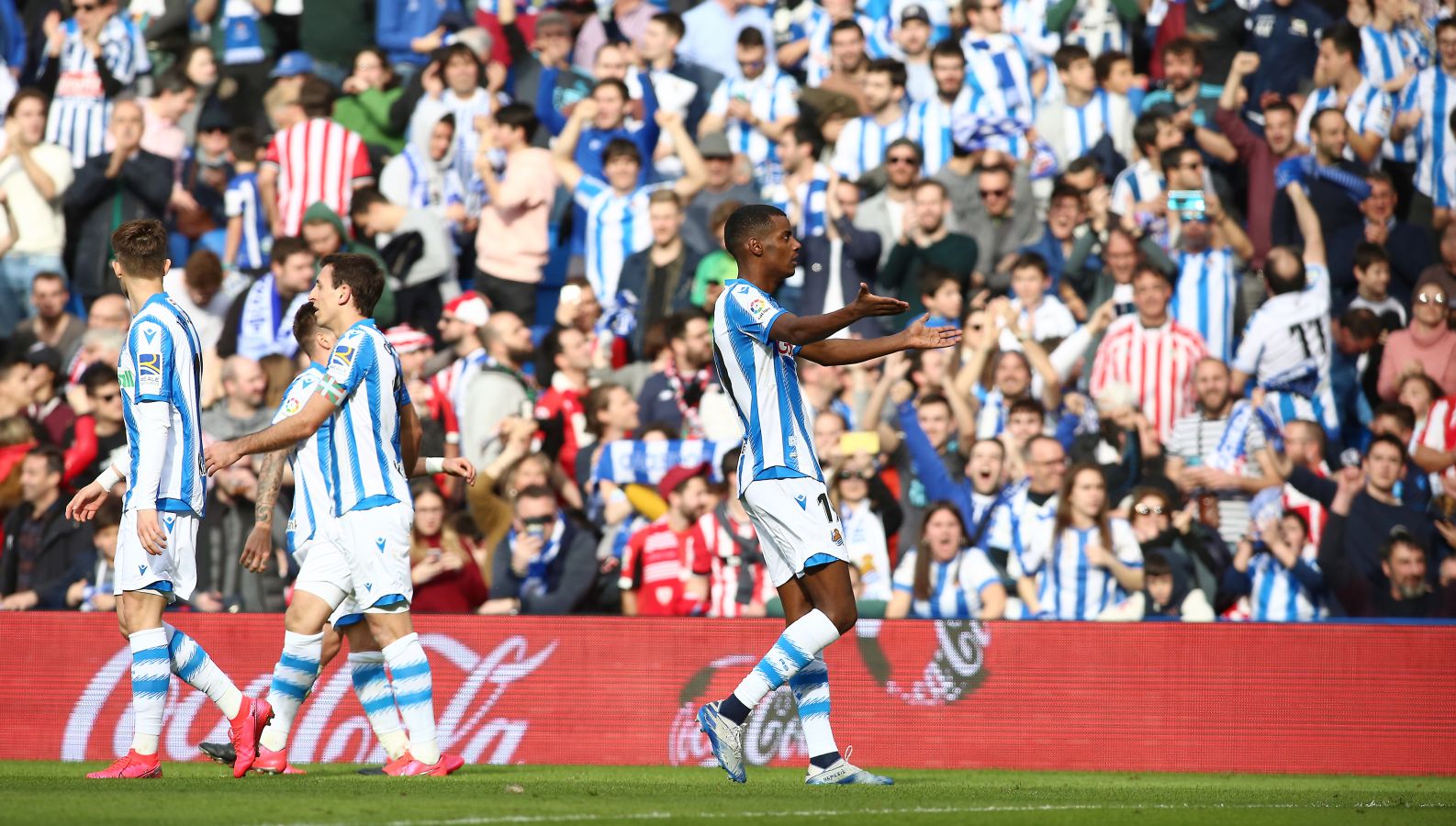 Las mejores imágenes del derbi en el Reale Arena.