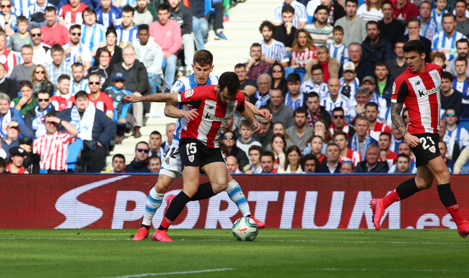 Las mejores imágenes del derbi en el Reale Arena.