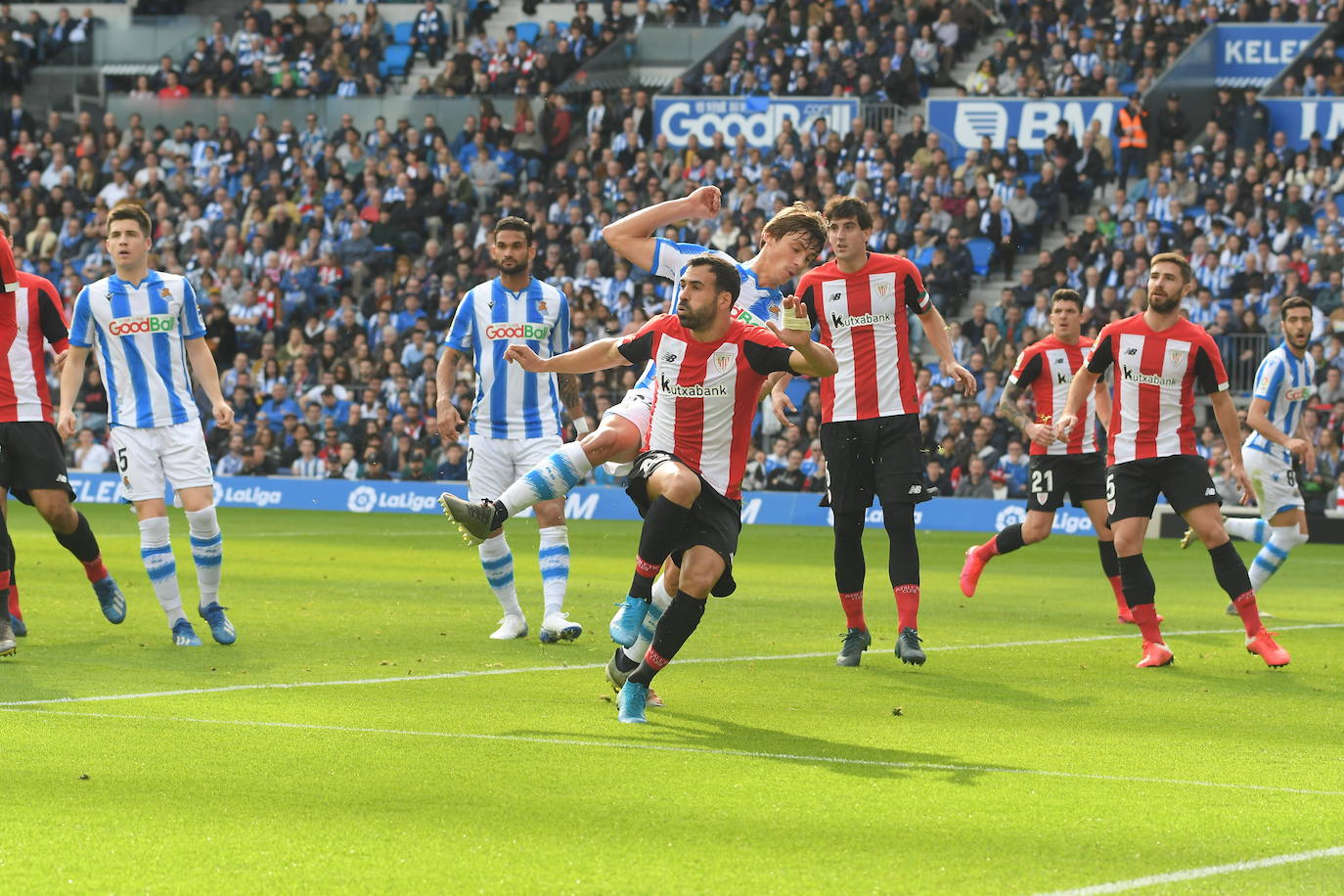 Las mejores imágenes del derbi en el Reale Arena.