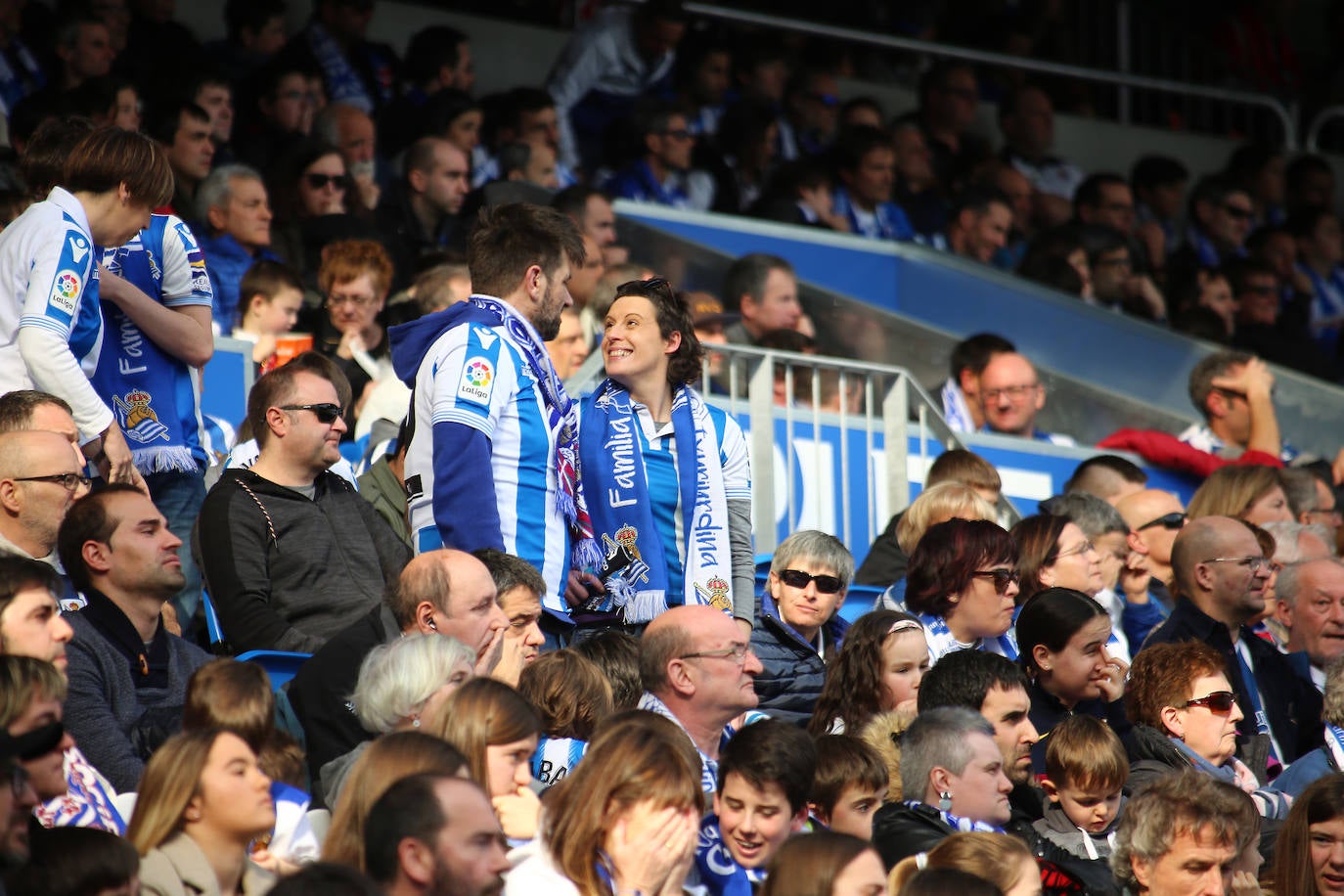 Las mejores imágenes del derbi en el Reale Arena.