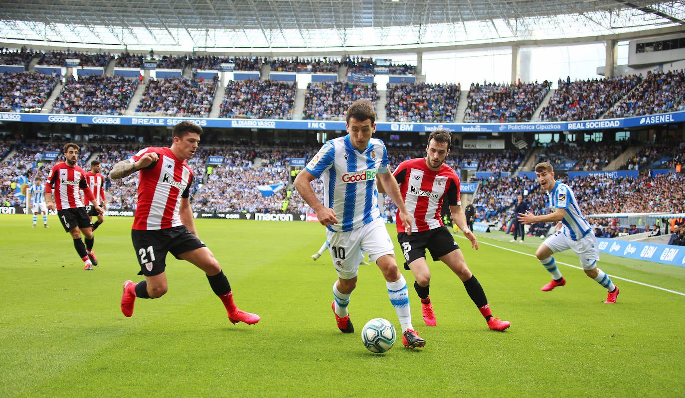 Las mejores imágenes del derbi en el Reale Arena.