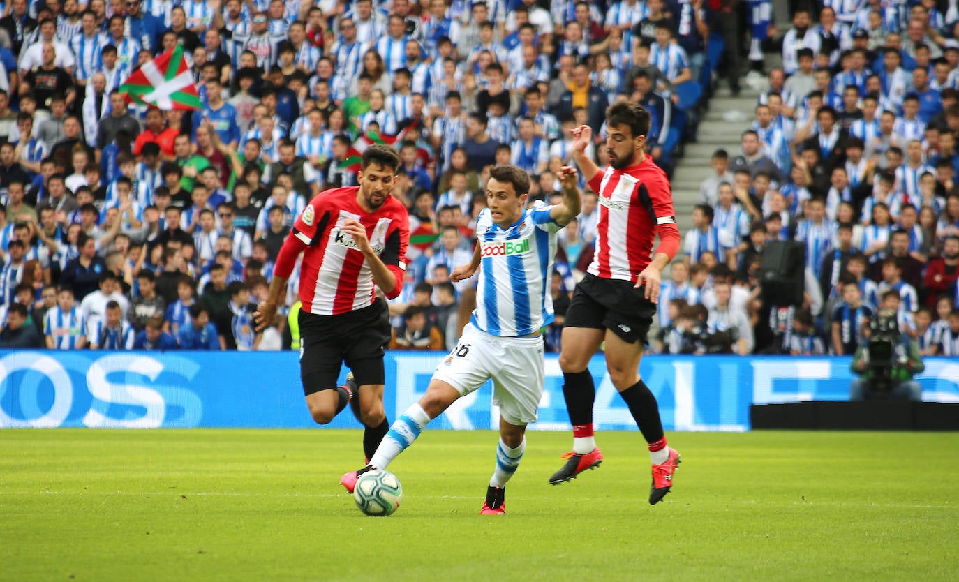 Las mejores imágenes del derbi en el Reale Arena.