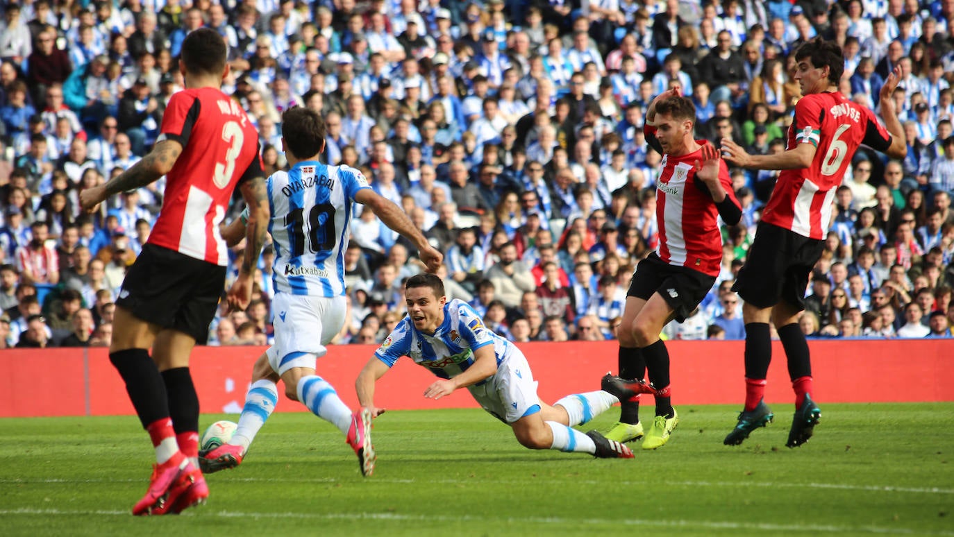 Las mejores imágenes del derbi en el Reale Arena.