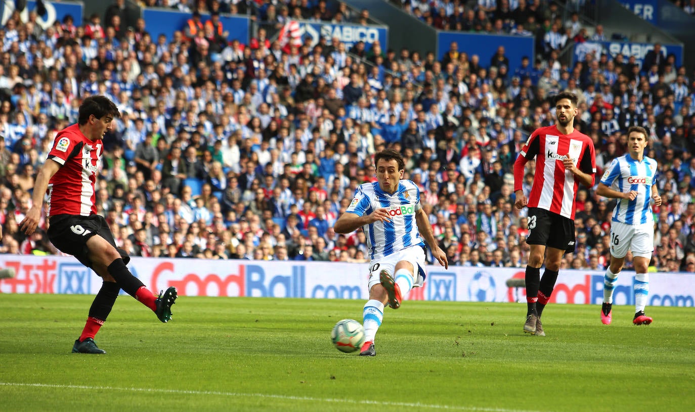 Las mejores imágenes del derbi en el Reale Arena.