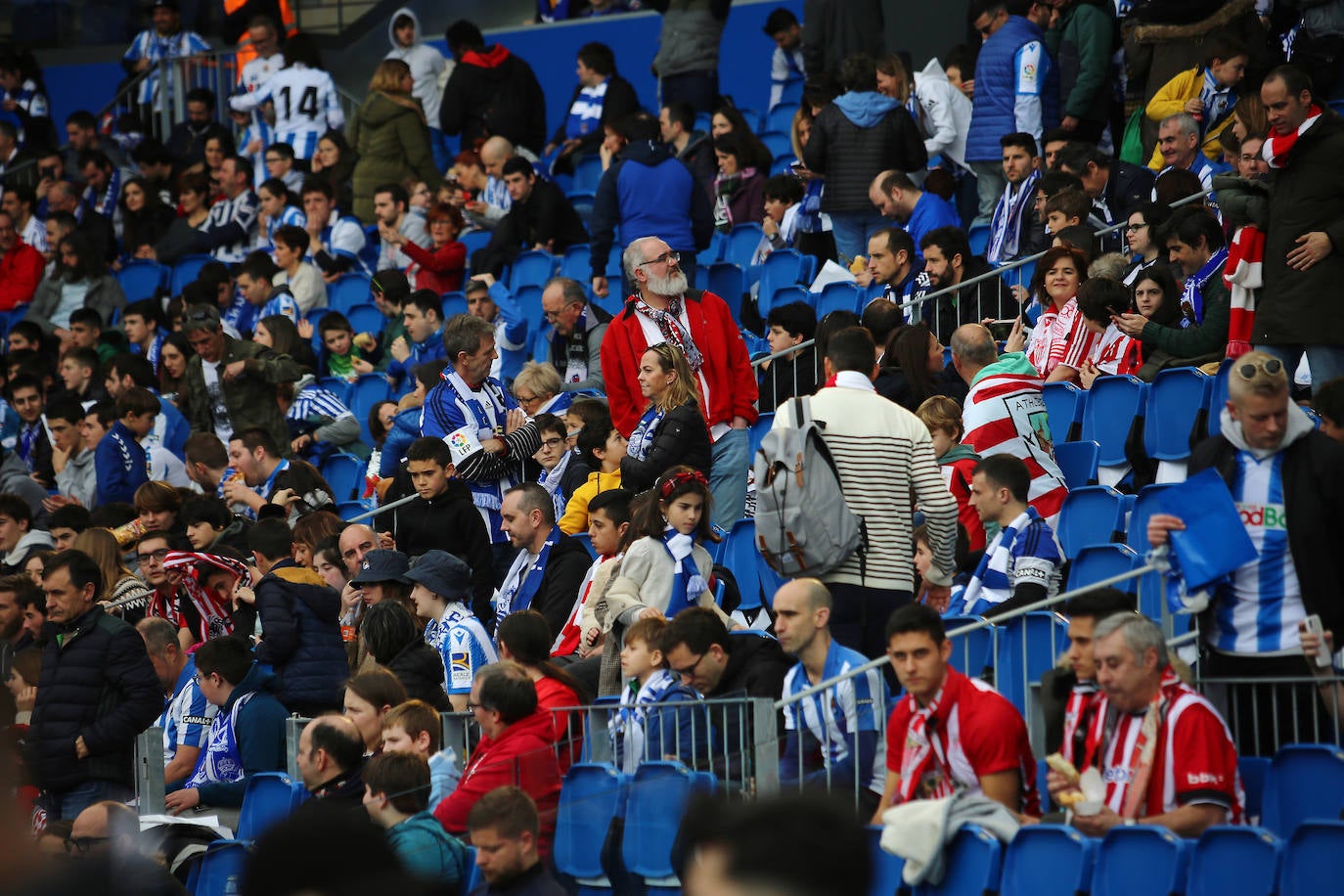 Las mejores imágenes del derbi en el Reale Arena.