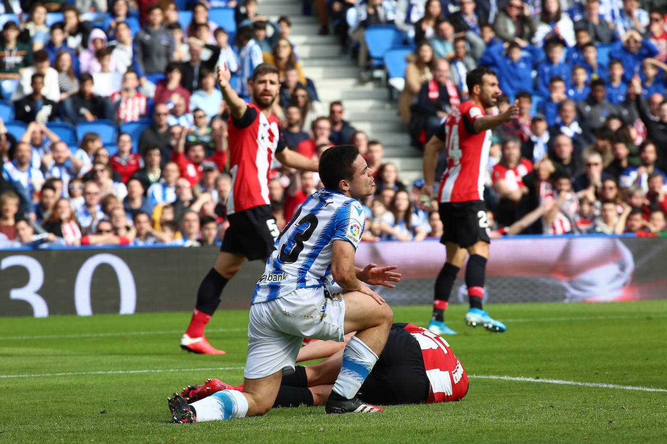 Las mejores imágenes del derbi en el Reale Arena.