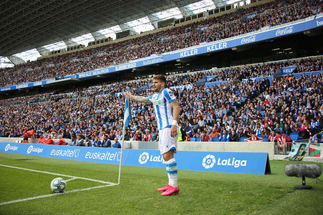 Las mejores imágenes del derbi en el Reale Arena.