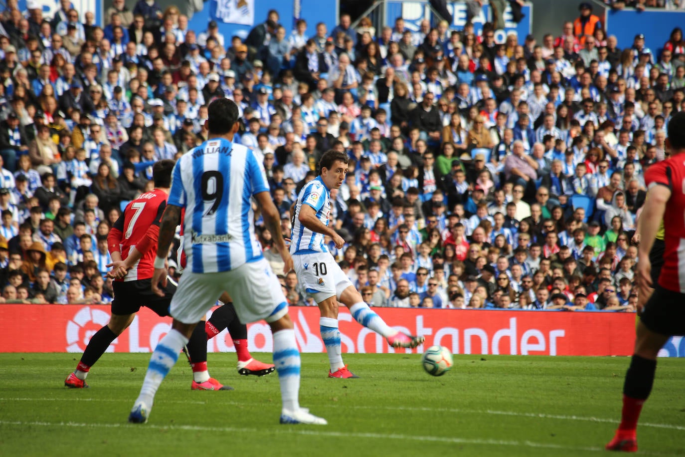 Las mejores imágenes del derbi en el Reale Arena.