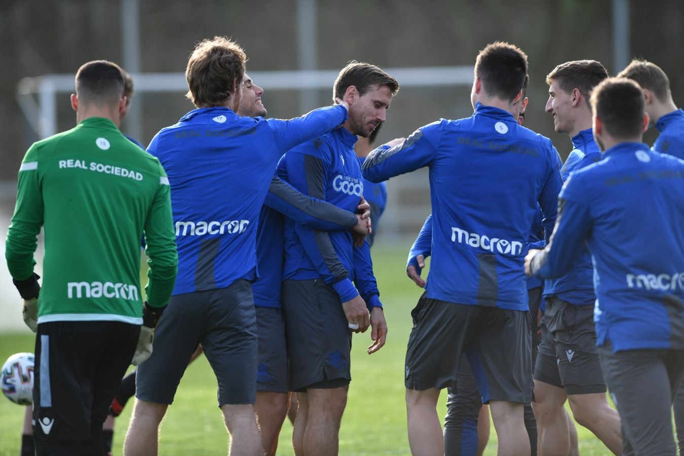 Imanol Alguacil ha dirigido la última sesión de la Real en Zubieta en víspera de recibir al Mirandés en el Reale Arena.