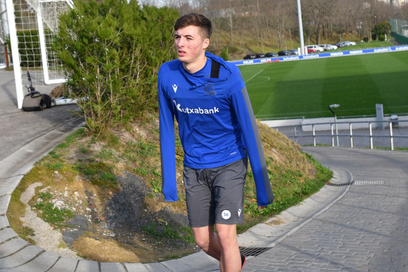 Imanol Alguacil ha dirigido la última sesión de la Real en Zubieta en víspera de recibir al Mirandés en el Reale Arena.