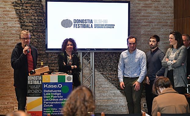 Presentación de la nueva edición de Donostia Festibala.
