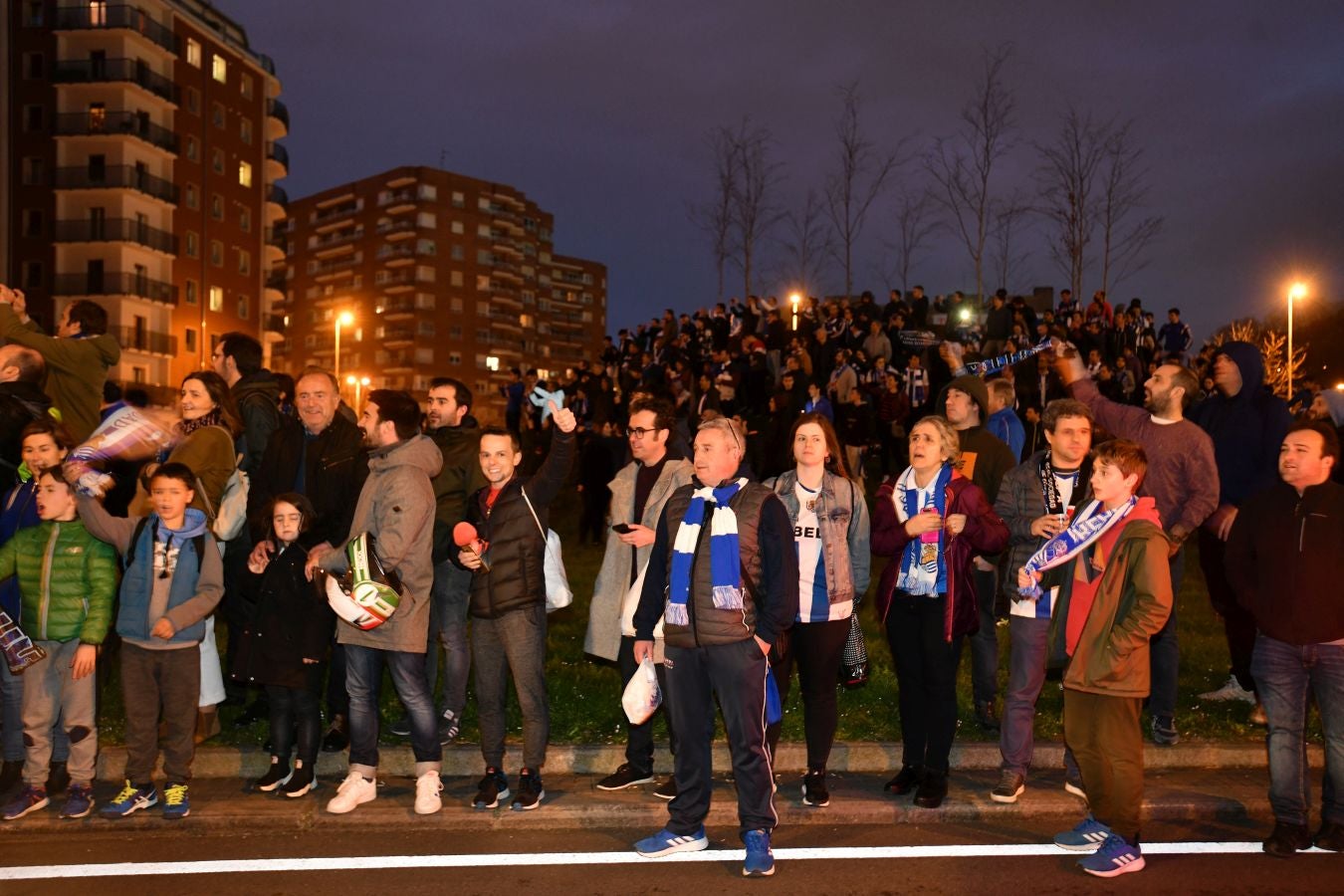 La afición txuri-urdin no ha fallado en las horas previas al partido de semifinales de Copa del Rey frente al Mirandes.