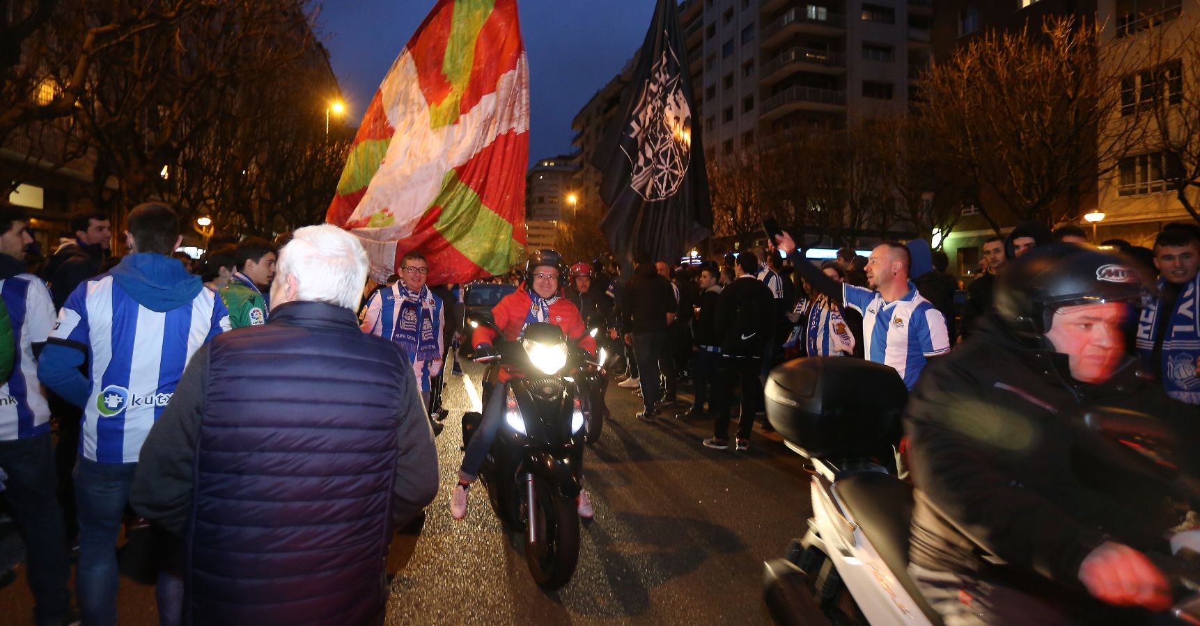 La afición txuri-urdin no ha fallado en las horas previas al partido de semifinales de Copa del Rey frente al Mirandes.