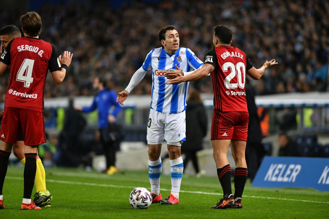 Fotos del Real Sociedad - Mirandés de semifinales de Copa