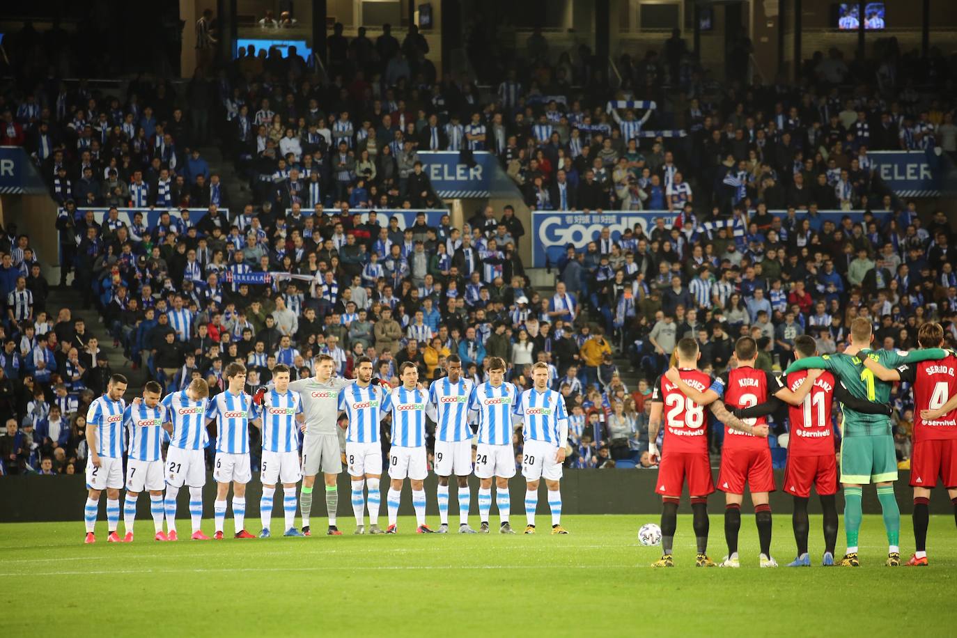 Fotos del Real Sociedad - Mirandés de semifinales de Copa