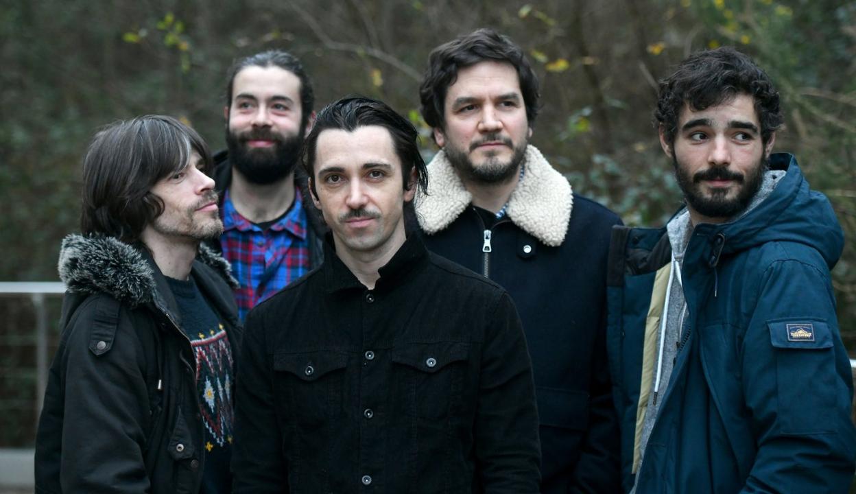 Andoni Etxebeste, Xabi Villena, Pedro Gracia, Yon Vidaur y Mikel Alonso, los cinco componentes de la nueva formación de Havoc. 