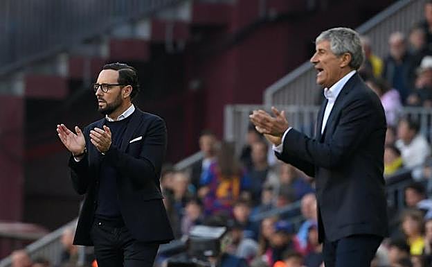 Setién, sobre el Getafe de Bordalás: «Han hecho 27 faltas»
