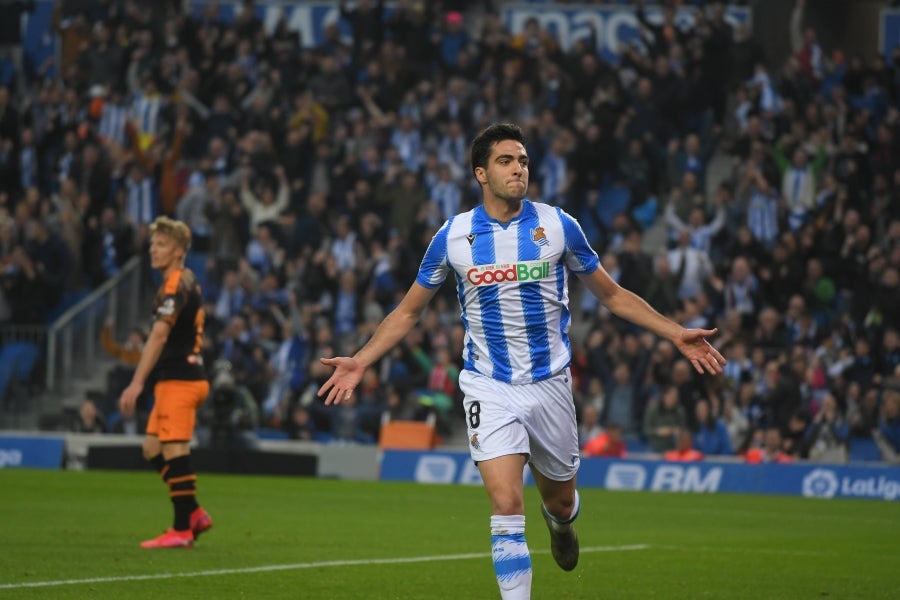 Fotos: Las mejores imágenes de la Real Sociedad contra frente al Valencia