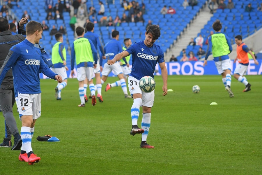 Fotos: Las mejores imágenes de la Real Sociedad contra frente al Valencia