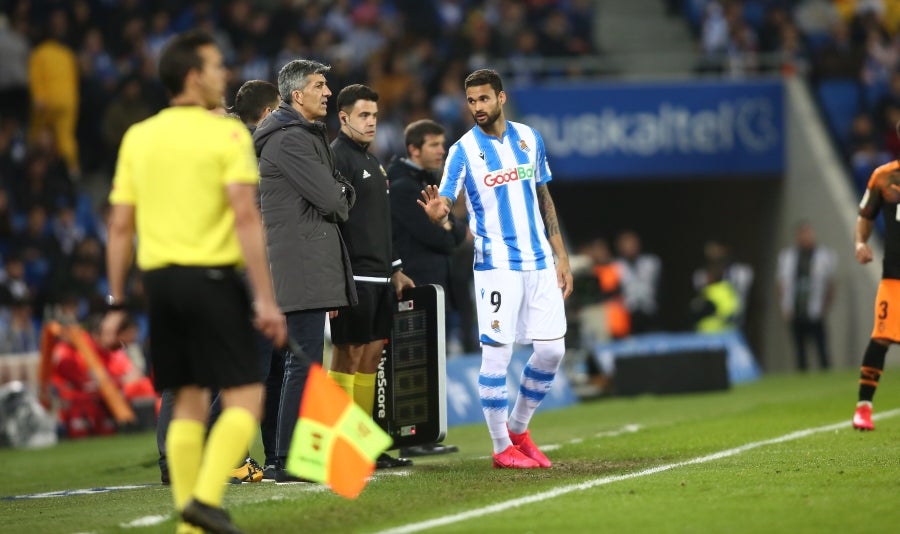 Fotos: Las mejores imágenes de la Real Sociedad contra frente al Valencia