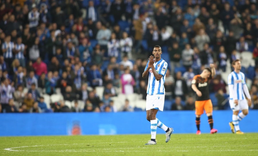 Fotos: Las mejores imágenes de la Real Sociedad contra frente al Valencia