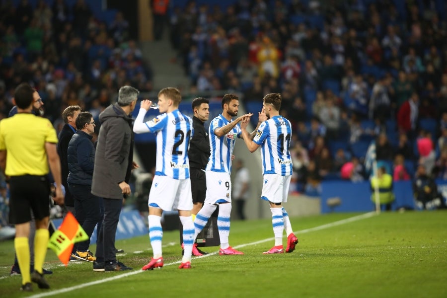 Fotos: Las mejores imágenes de la Real Sociedad contra frente al Valencia