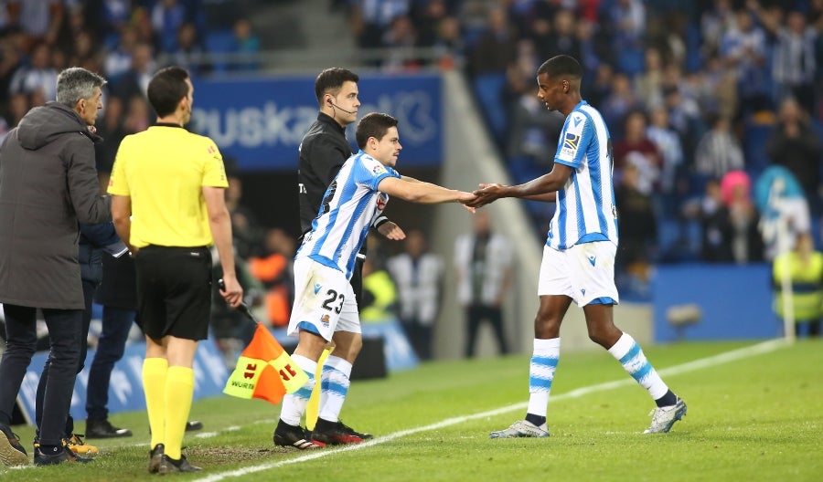 Fotos: Las mejores imágenes de la Real Sociedad contra frente al Valencia