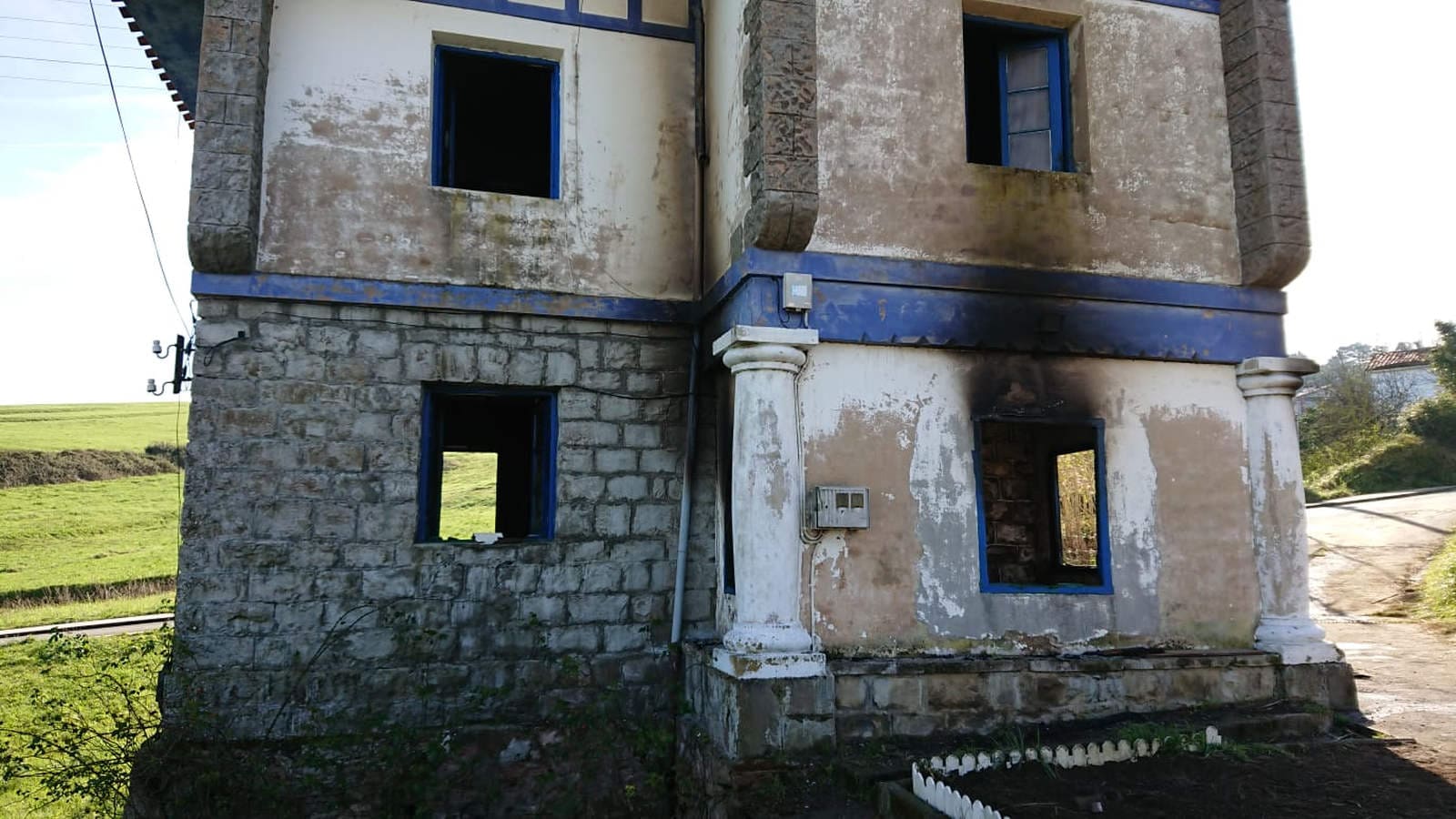 El interior del inmueble ha quedado totalmente calcinado