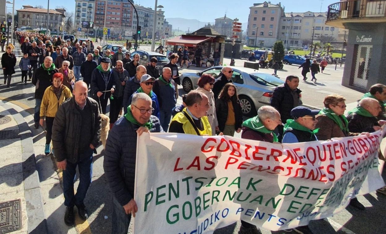 500 personas participaron en la manifestación de ayer.