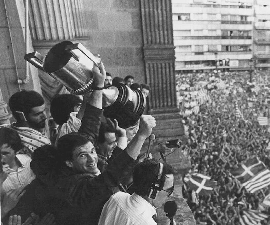 Fotos históricas de las celebraciones de la Real Sociedad