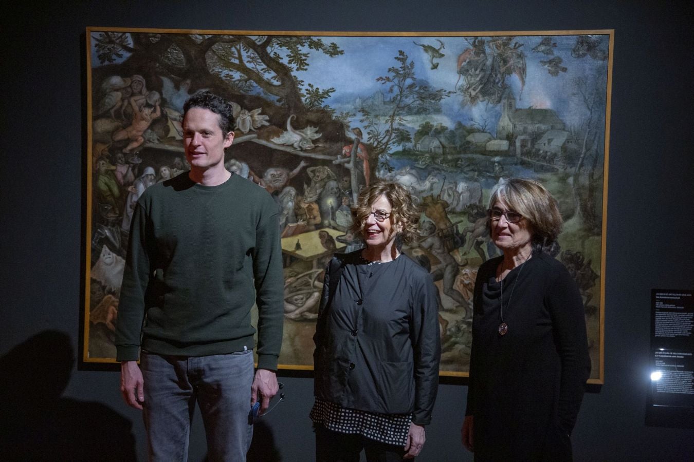 El diablo es el eje de la nueva exposición temporal que se puede ver hasta el 25 de mayo en el Museo San Telmo de San Sebastián y que se articula en torno a una única obra, 'Las tentaciones de San Antonio' de Jan Brueghel, para recrear un «tenso» universo onírico dedicado a la tentación y el pecado.