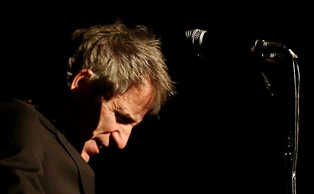 Mikel Erentxun, durante su actuación de ayer. 