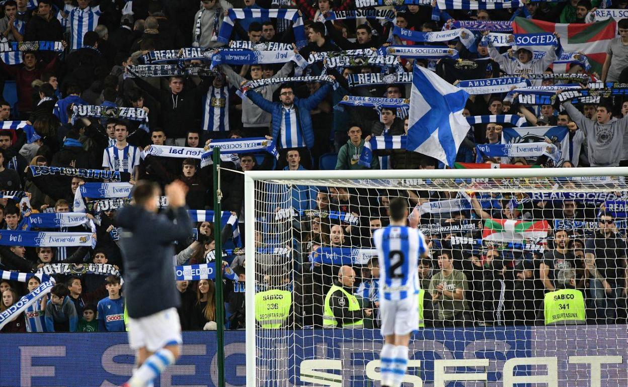 Partido de ida de semifinales de Copa en Anoeta