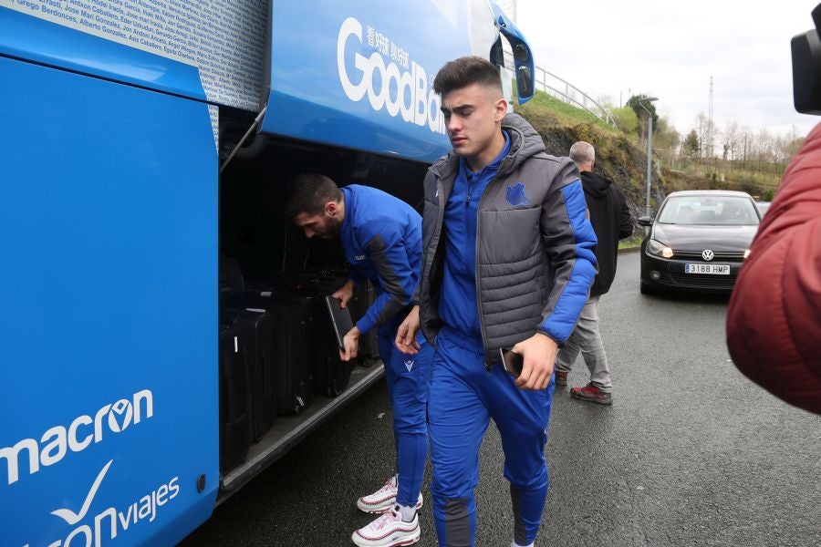 La expedición txuri urdin parte hacia Miranda. 