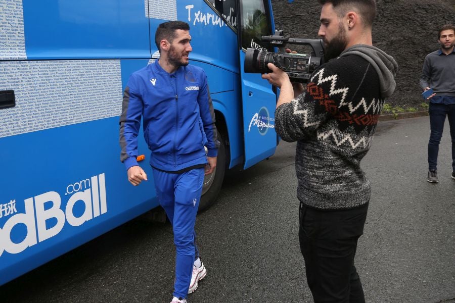 La expedición txuri urdin parte hacia Miranda. 