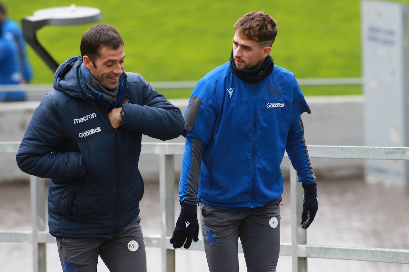 Los txuri-urdines se han ejercitado a puerta cerrada.
