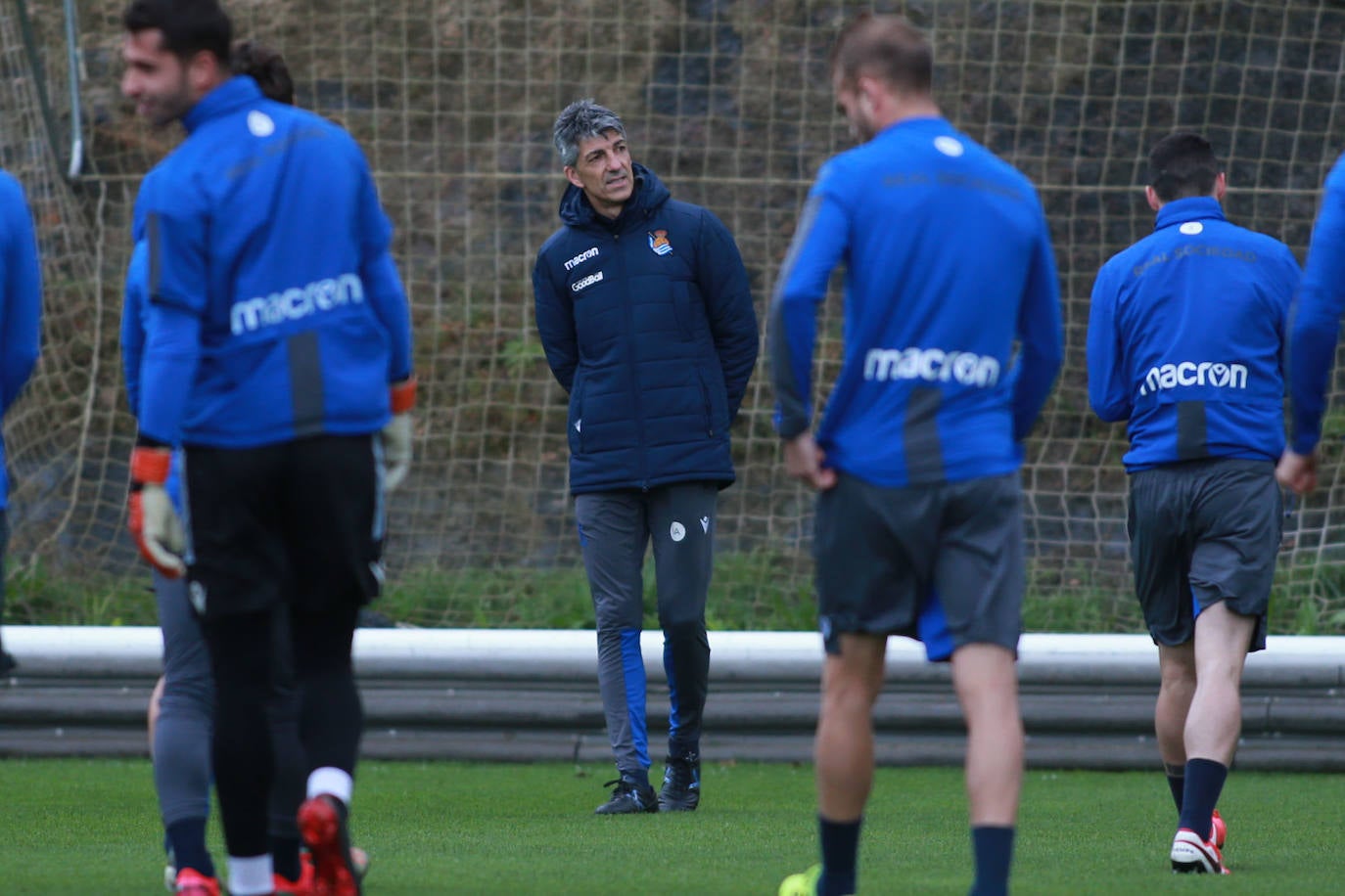 Los txuri-urdines se han ejercitado a puerta cerrada.
