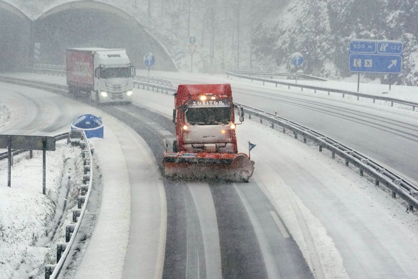 La nieve llega a Gipuzkoa