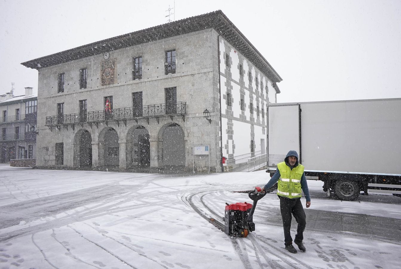 La nieve llega a Gipuzkoa