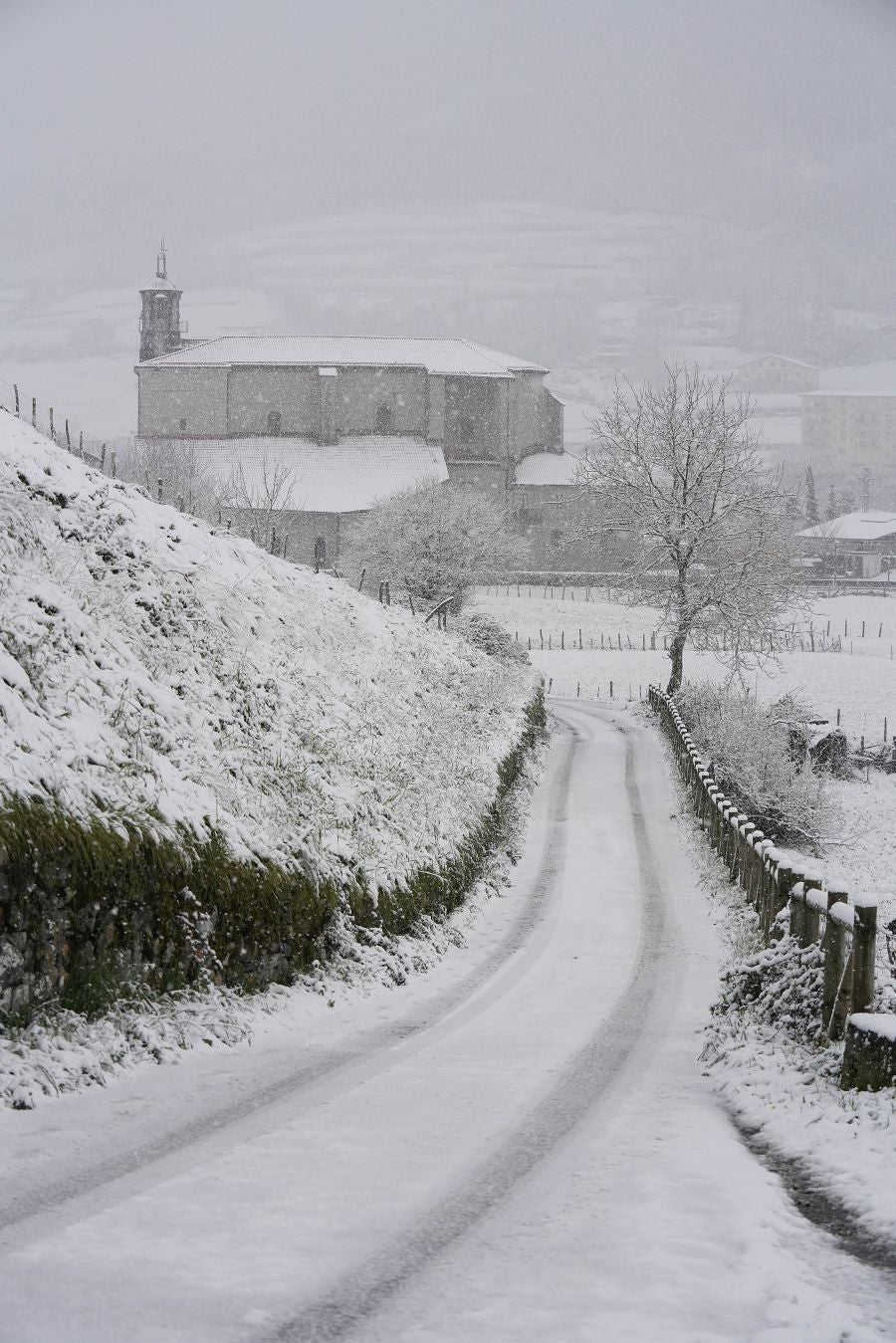 La nieve llega a Gipuzkoa