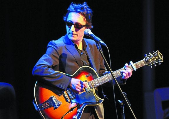 Rafa Berrio, durante un concierto,