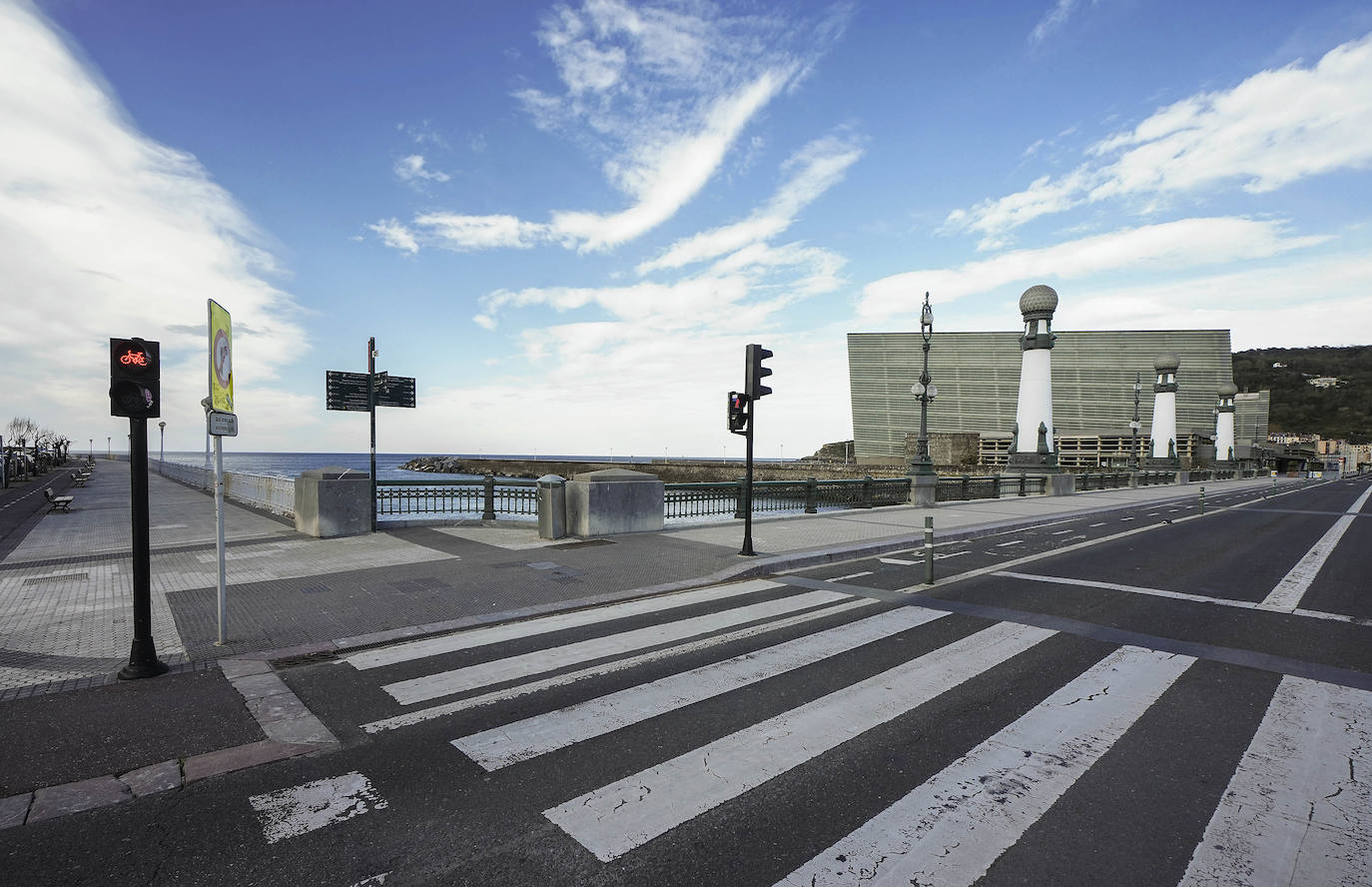 Fotos: Gipuzkoa vacía