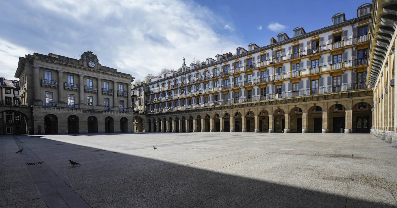 Fotos: Gipuzkoa vacía