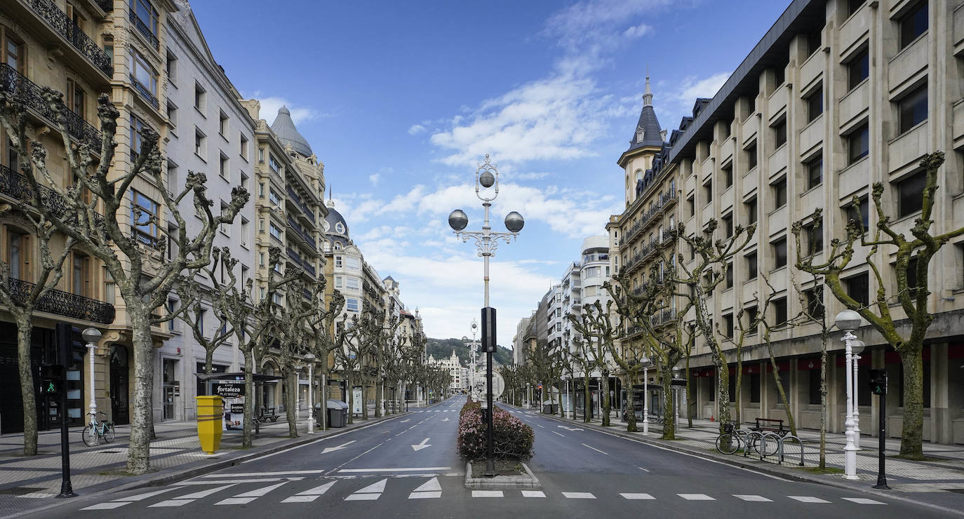 Fotos: Gipuzkoa vacía