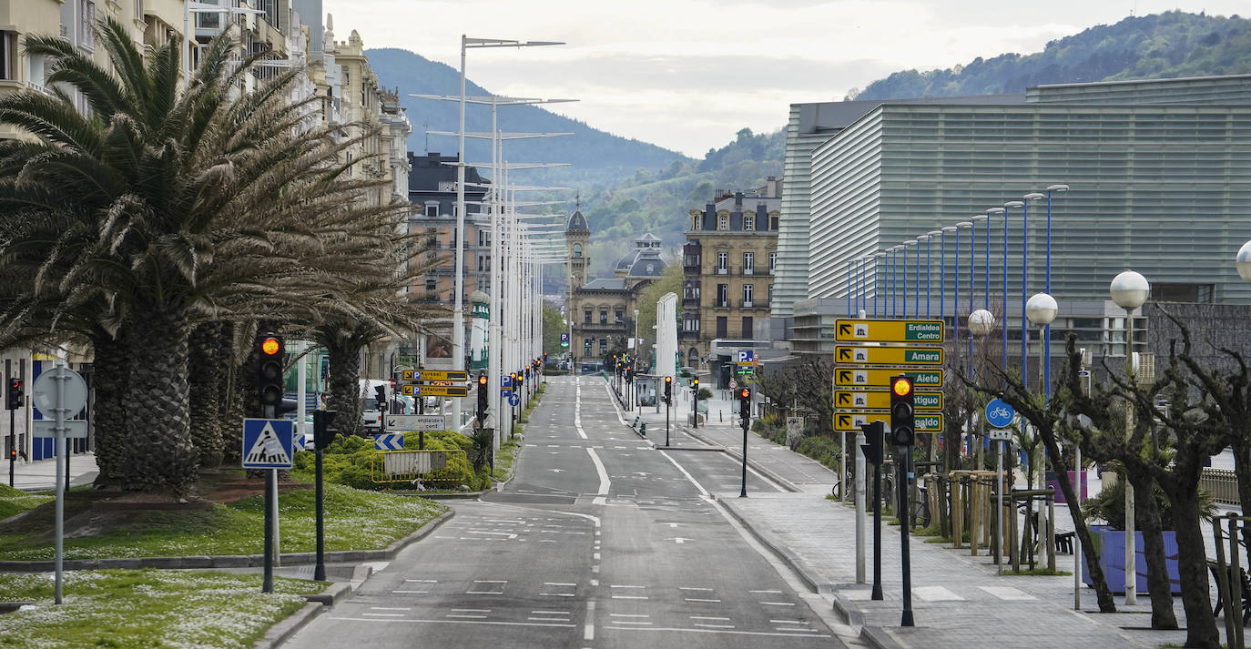 Fotos: Gipuzkoa vacía