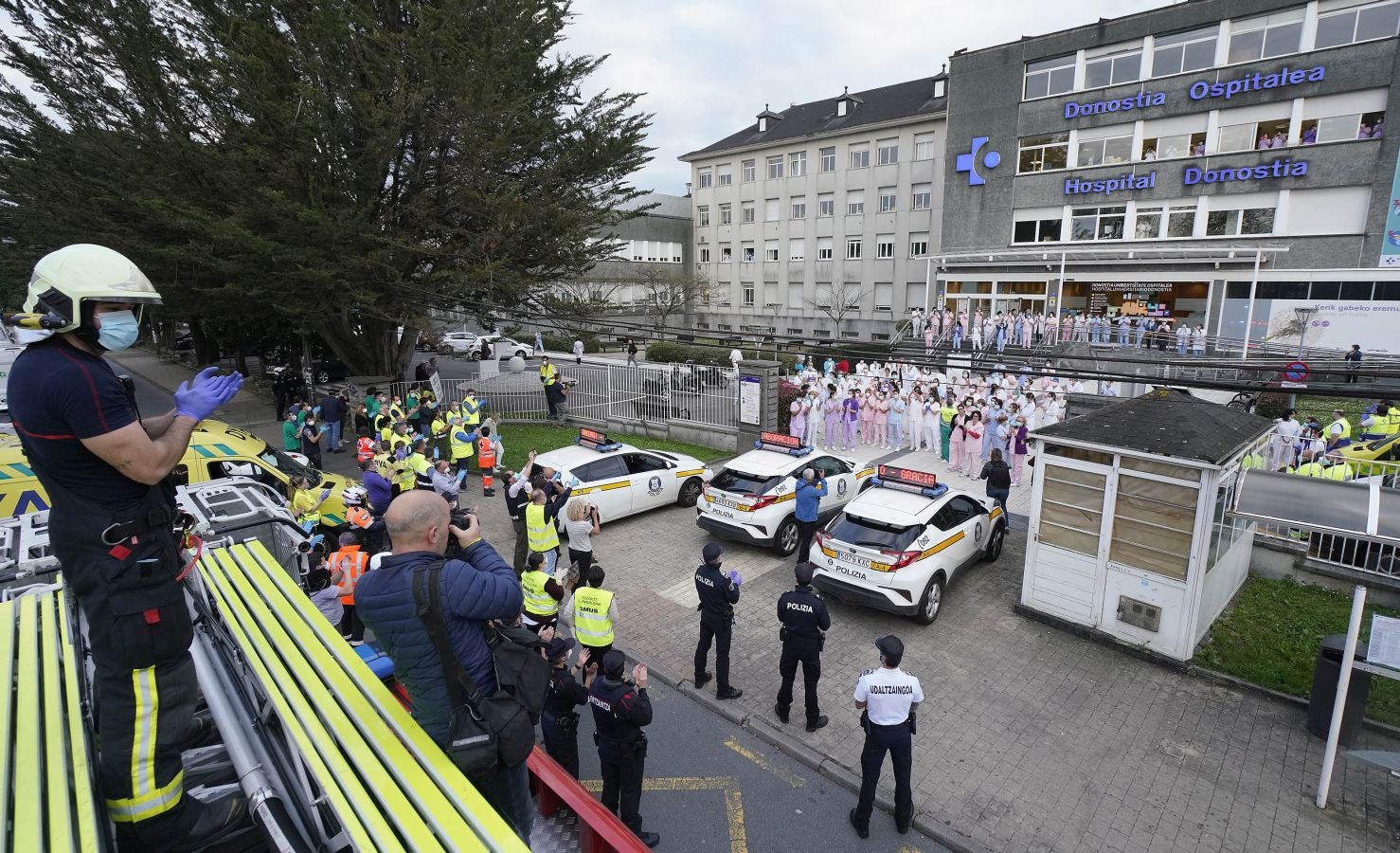 En marcha para homenajear a los sanitarios 