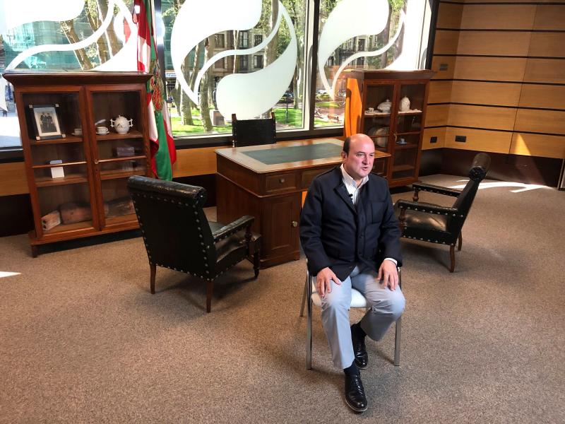 El presidente del EBB, Andoni Ortuzar.