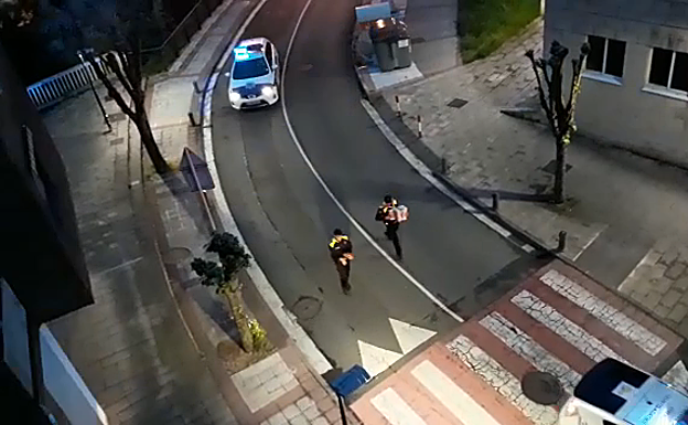 Pasacalle musical de la Policía Municipal de Elgoibar