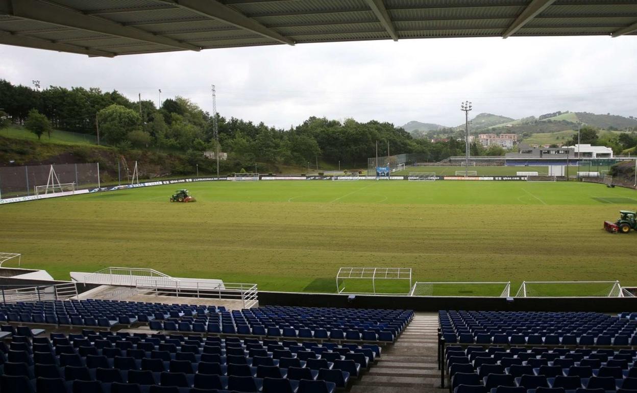 Los campos de entrenamiento de Zubieta seguirán vacíos hasta nueva orden. 